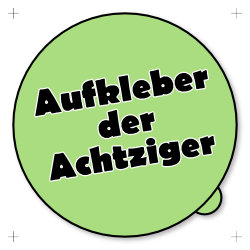 Aufkleber der 80er
